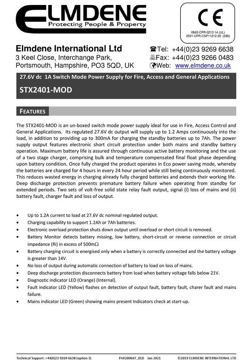 Elmdene STX2401-MOD User manual