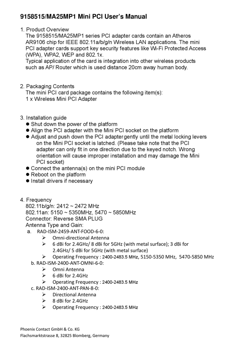 Phoenix Contact MA25MP1 user manual