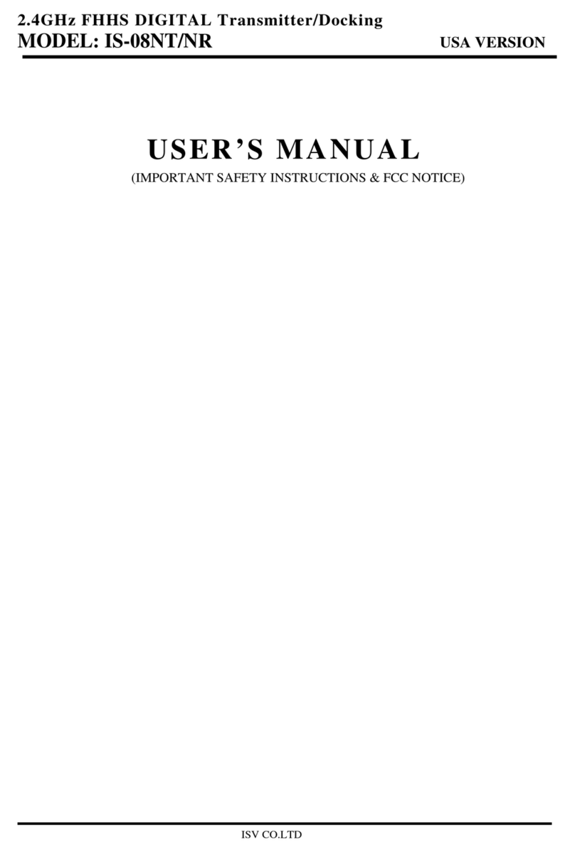 ISV IS-08NR user manual