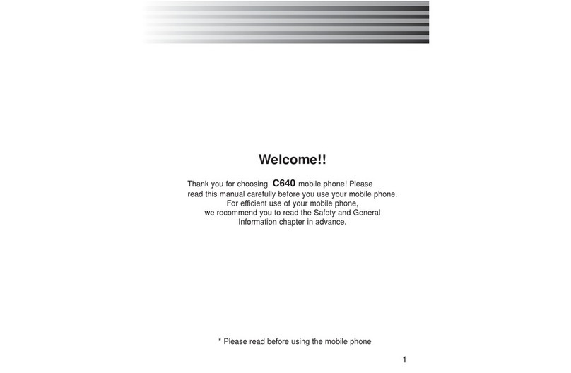 Zonda C640 User manual