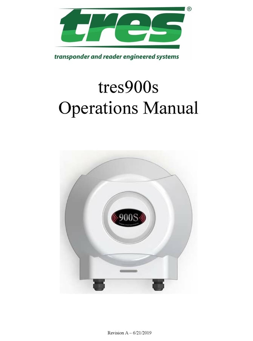 Tres 900s Operation manual