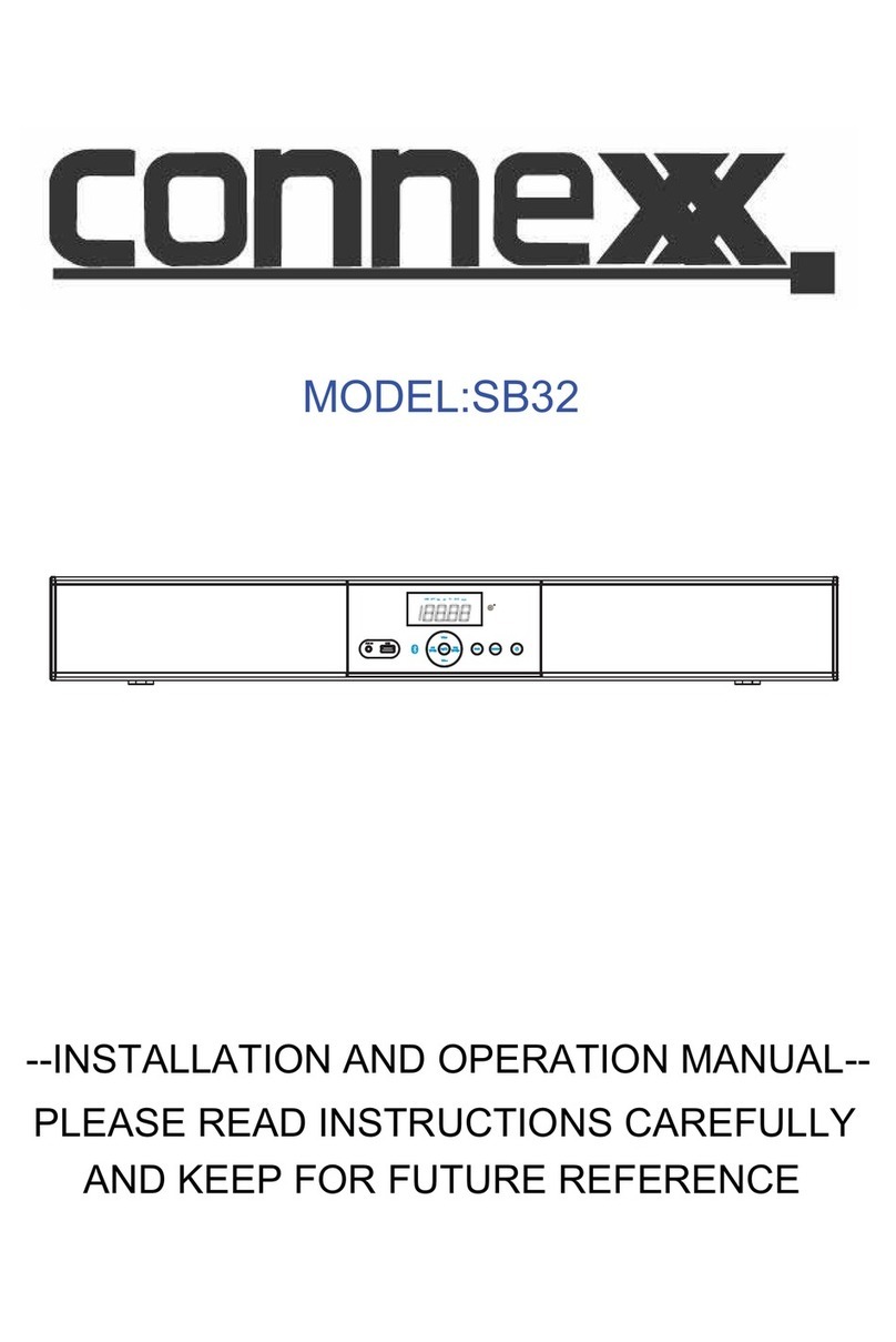connexx SB32 Installation and operation manual