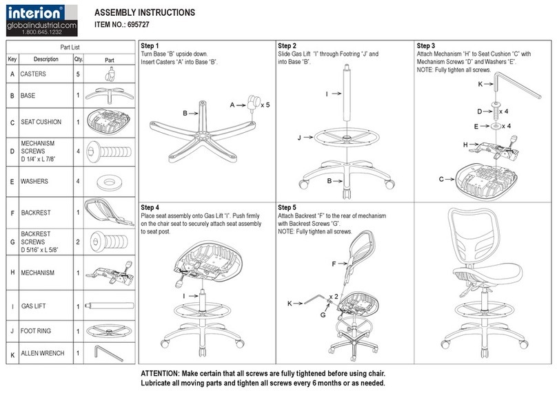 interion 695727 Assembly instructions