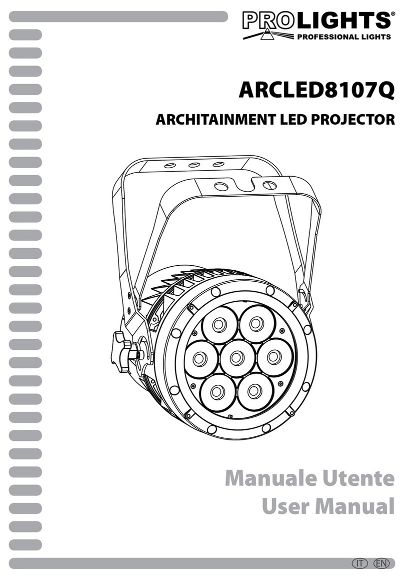 ProLights ARCLED8107Q user manual
