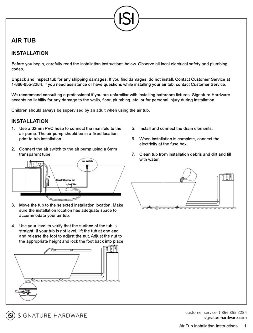 Signature Hardware Leland quick start guide Signature Hardware Leland quick start guide