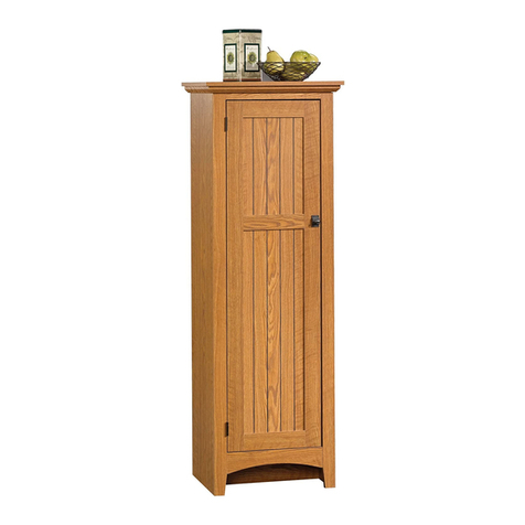 Sauder Summer Home Pantry 401867 User manual Sauder Summer Home Pantry 401867 User manual