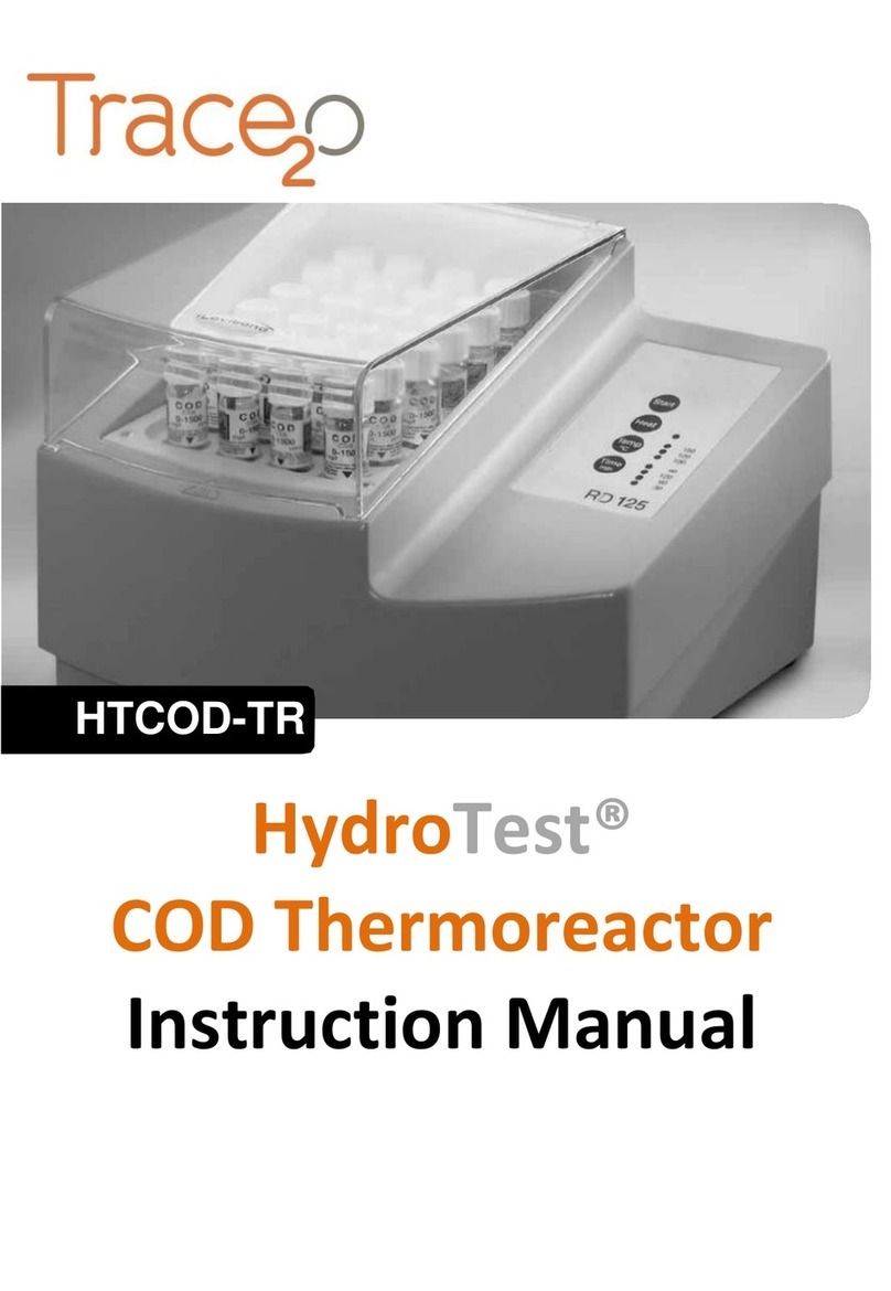 Trace2O HydroTest HTCOD-TR instruction manual
