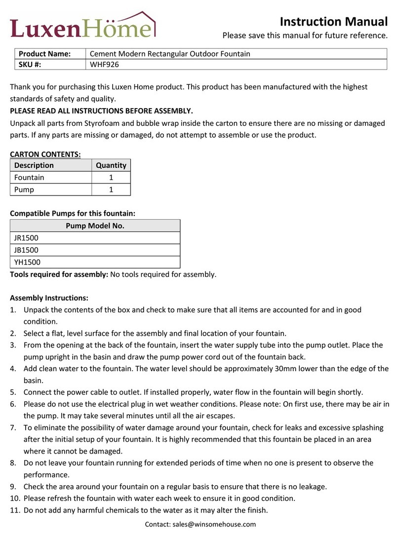 LuxenHome WHF926 instruction manual