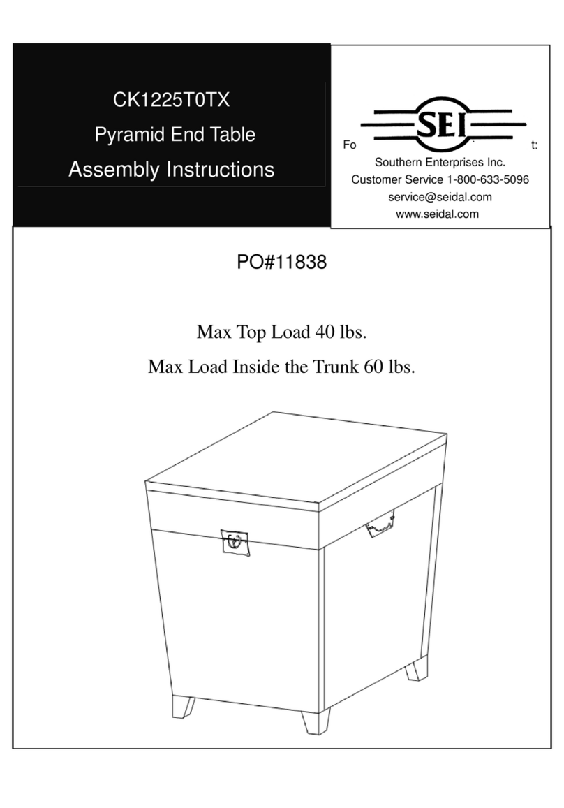 SEI CK1225T0TX Assembly instructions
