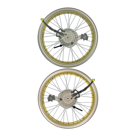 Decon wheel Trigo T MED3327 User manual