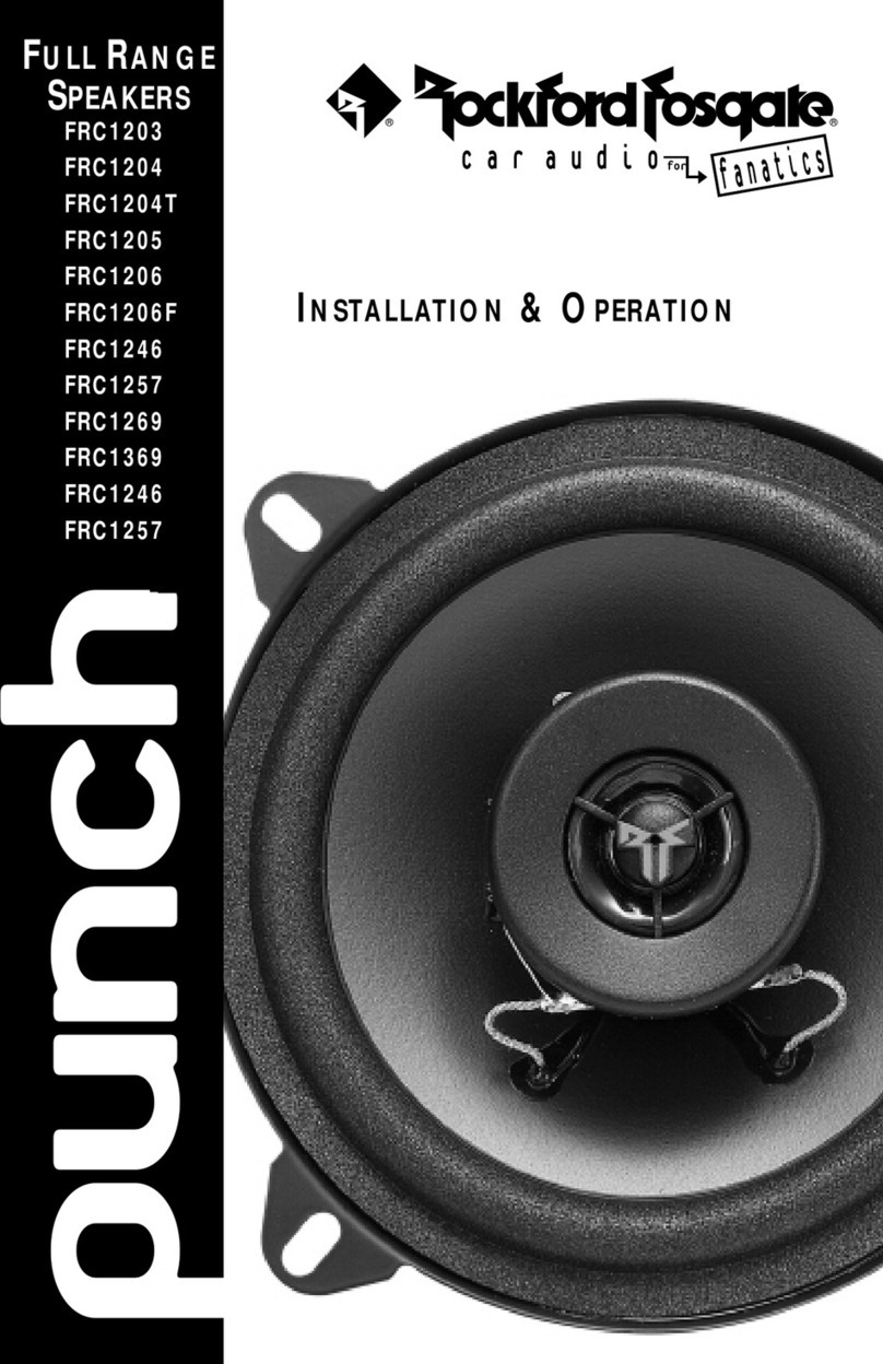 Rockford Fosgate FRC1204T Guide