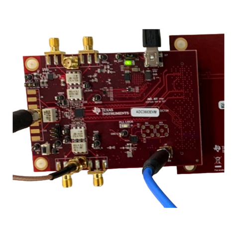 Texas Instruments ADC366 EVM Series User manual