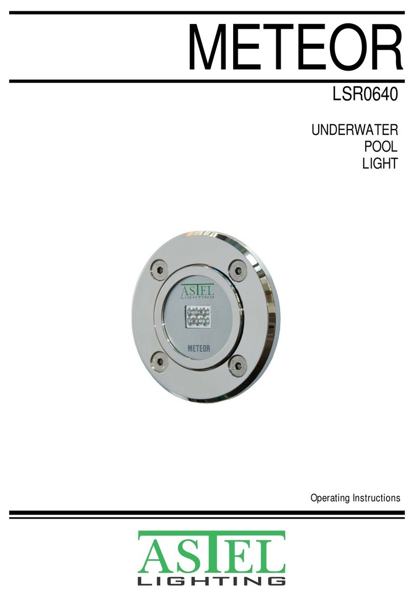 ASTEL LIGHTING METEOR LSR0640 operating instructions