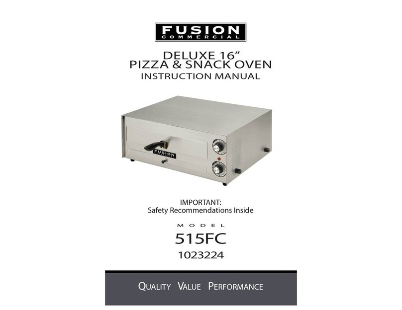 Fusion Commercial 515FC instruction manual