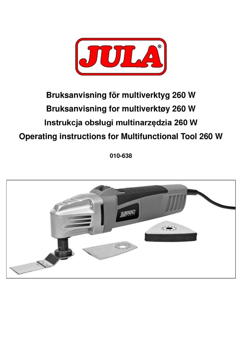 Jula 010-638 operating instructions