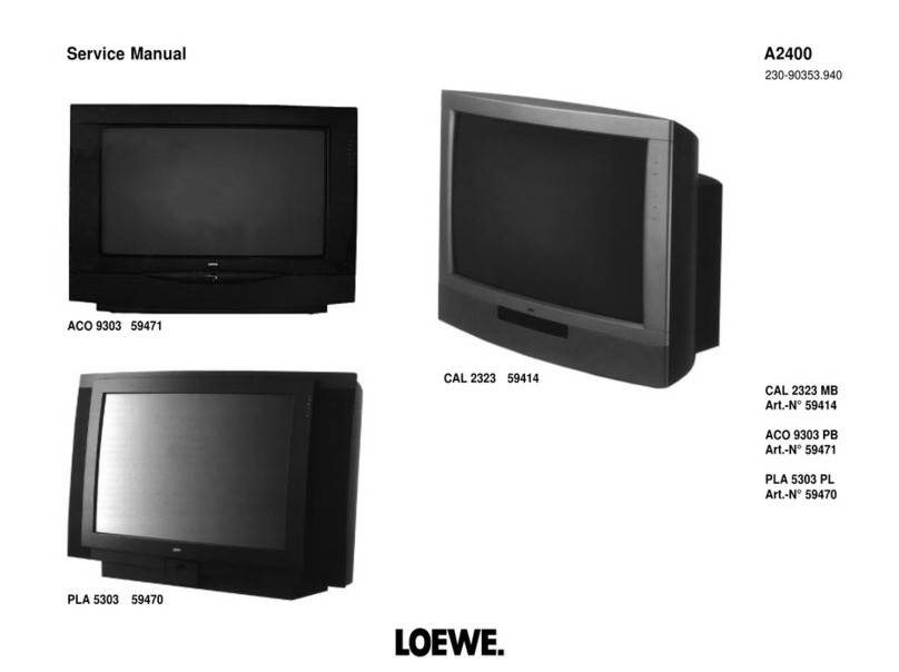 Loewe CAL 2323 MB Service manual