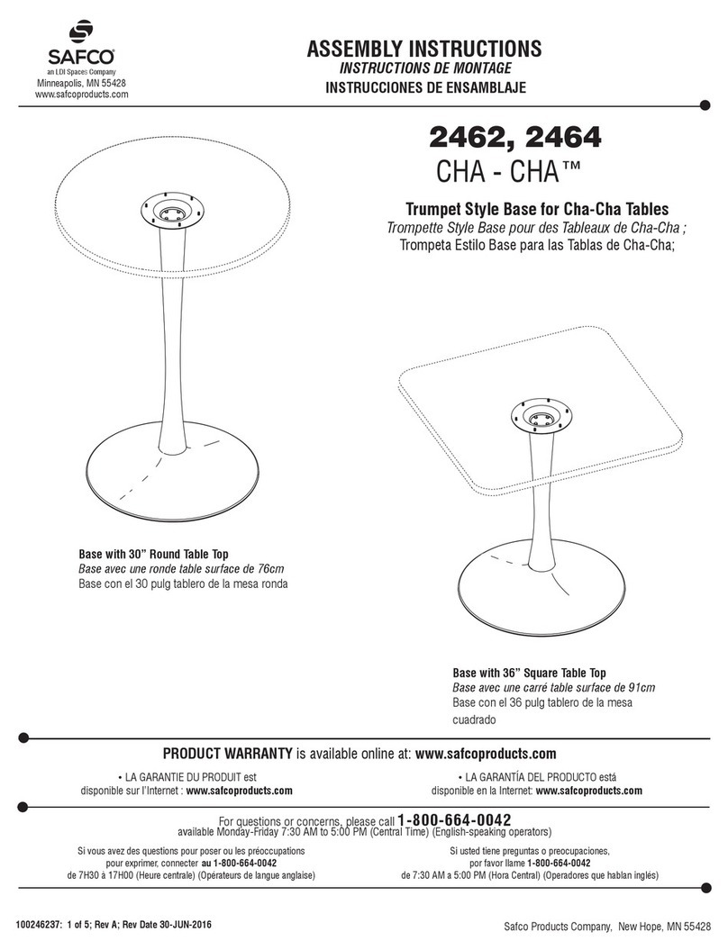 LDI SAFCO CHA-CHA 2462 User manual LDI SAFCO CHA-CHA 2462 User manual