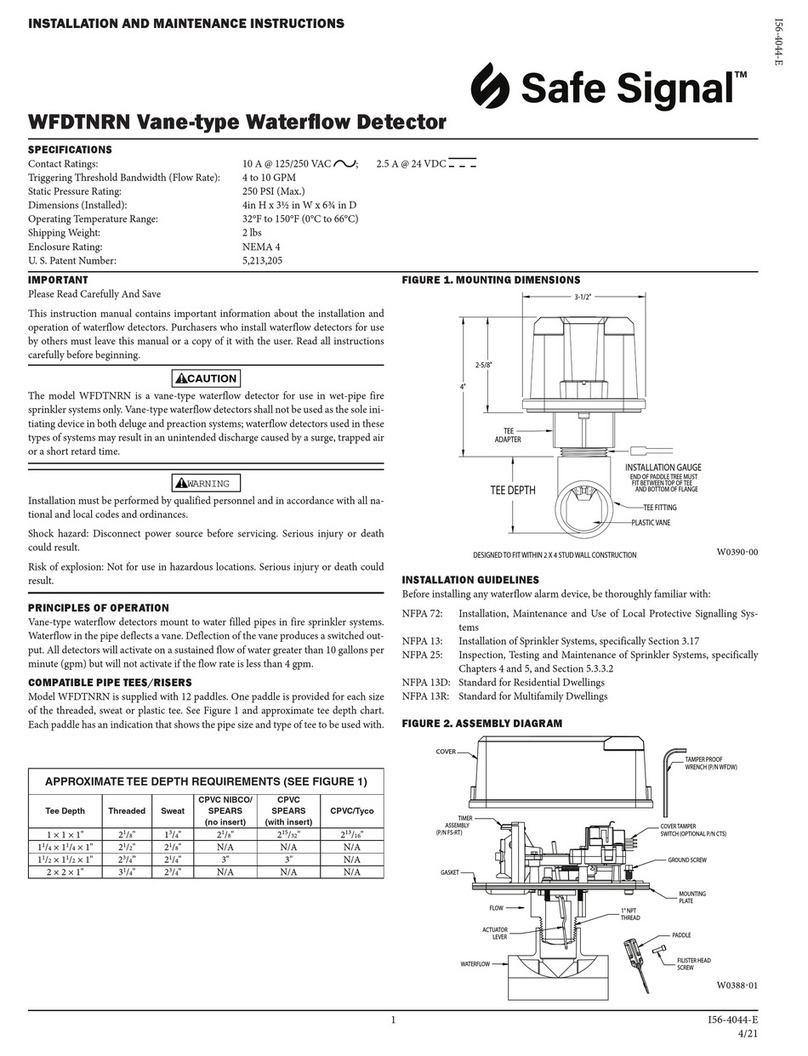 Safe Signal WFDTNRN User manual