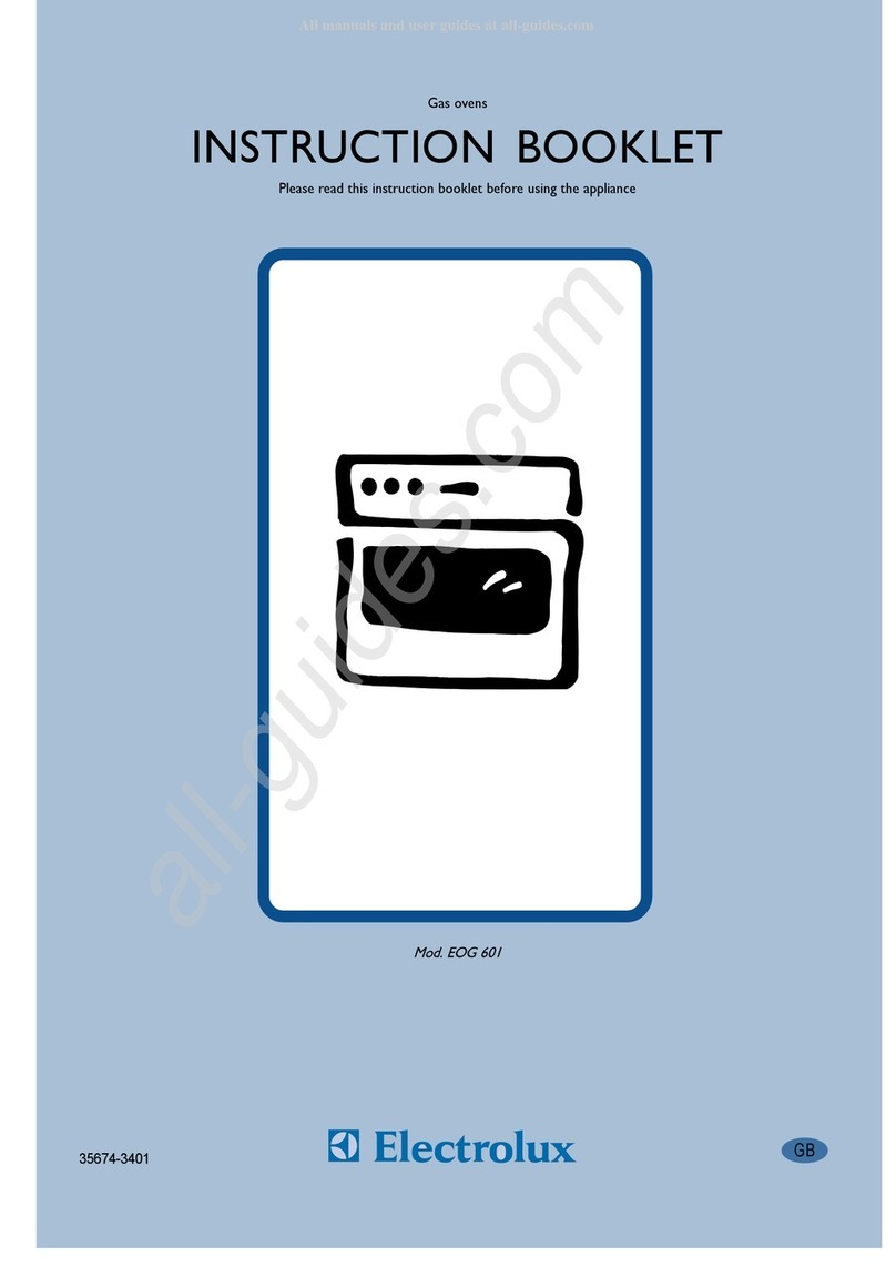 Electrolux EOG 601 Instruction booklet