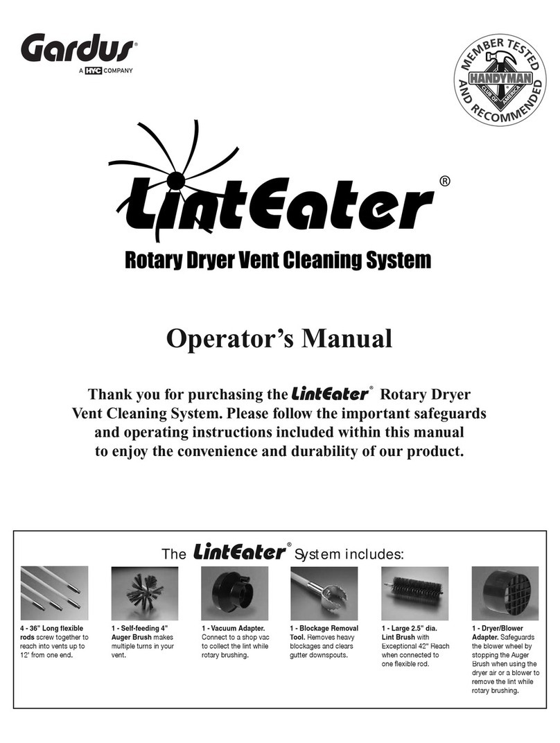HYC LintEater Operator's manual HYC LintEater Operator's manual