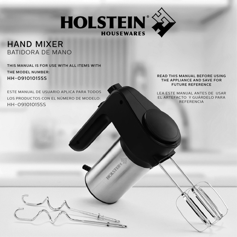 Holstein Housewares HH-09101015SS manual Holstein Housewares HH-09101015SS manual