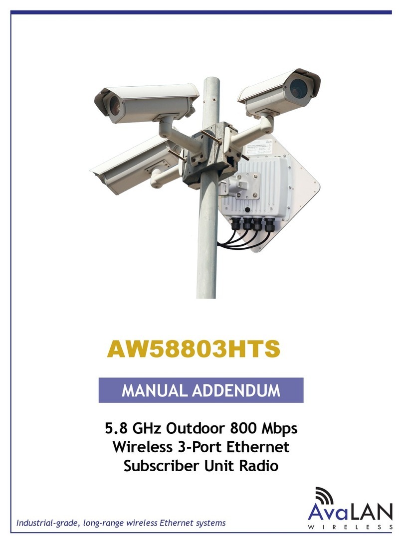 AvaLAN AW58803HTS user manual