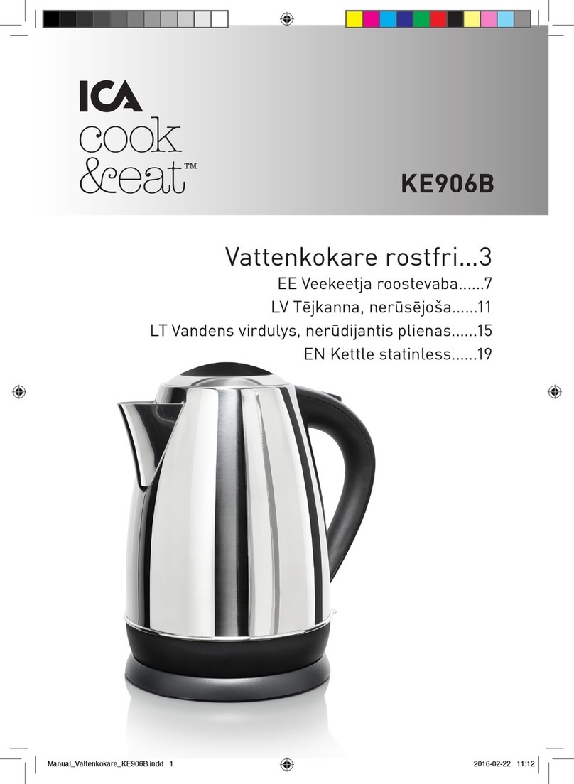 ICA cook&eat KE906B User manual