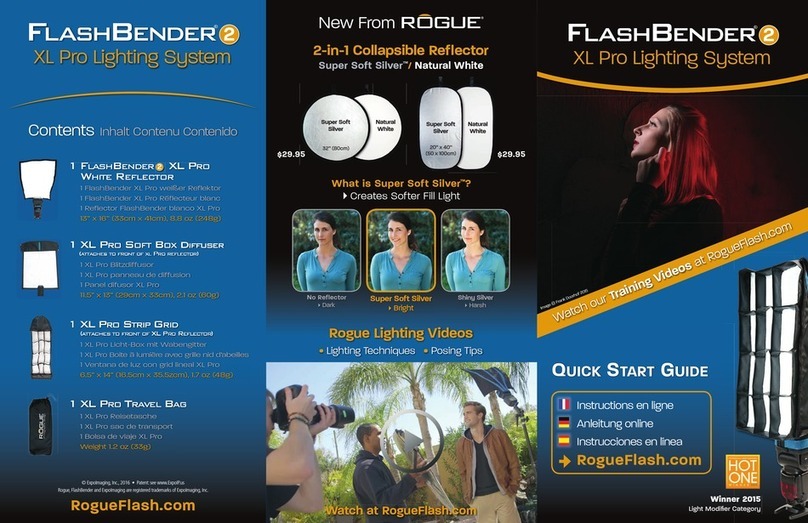 ROGUE FlashBender XL Pro User manual