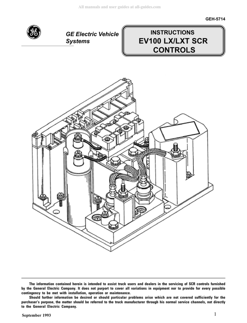 GE EV100 LX User manual GE EV100 LX User manual