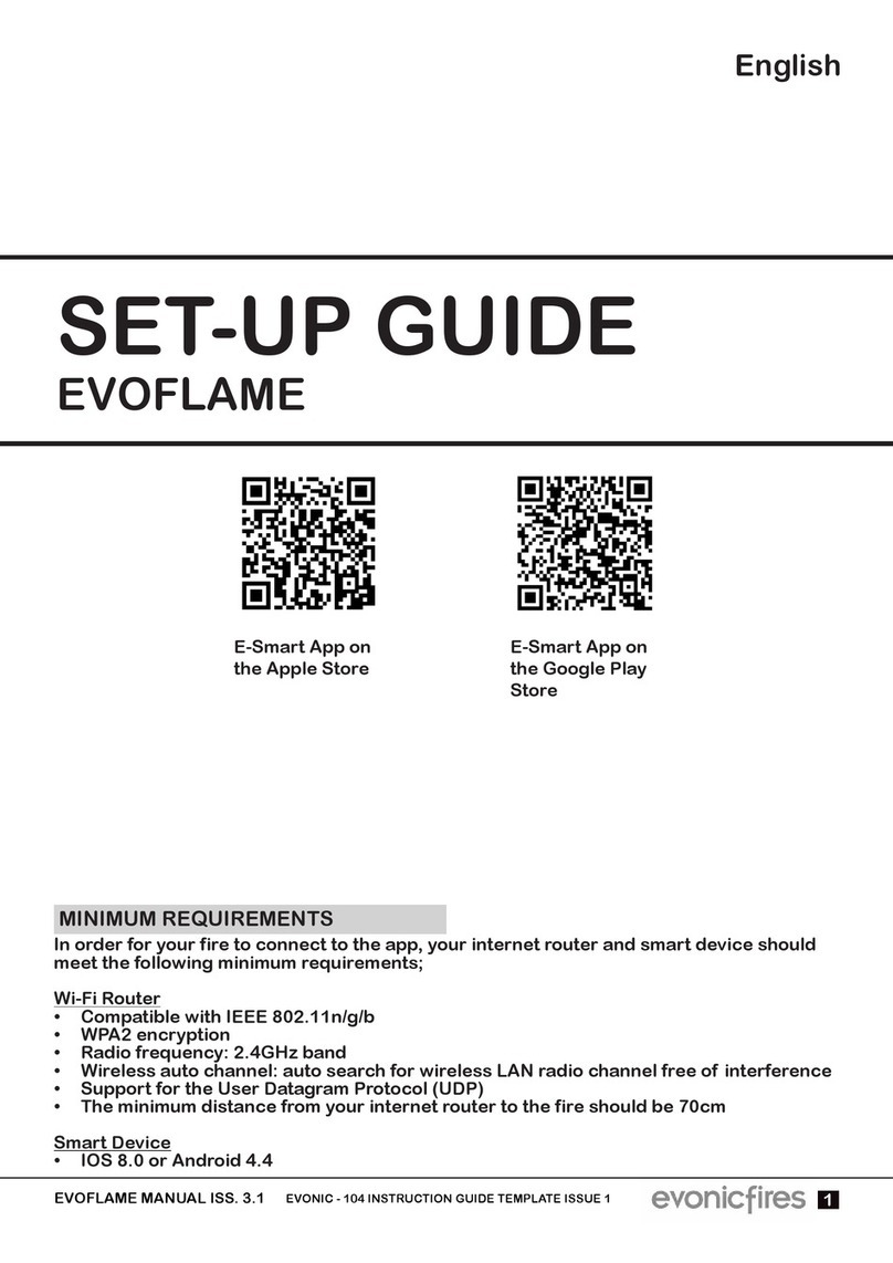 Evonicfires EVOFLAME User manual