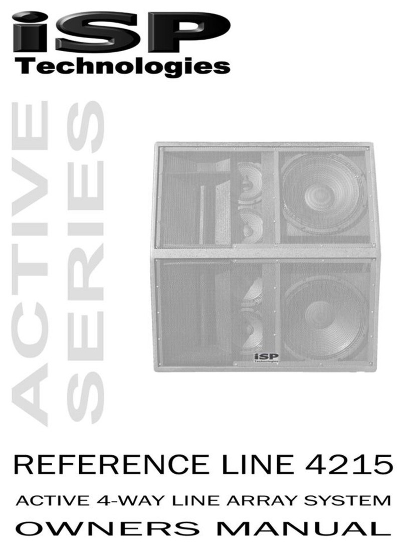 iSP Technologies ACTIVE Series User manual iSP Technologies ACTIVE Series User manual