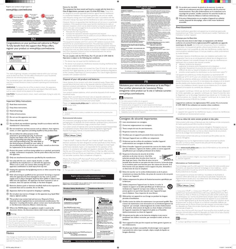 Philips DS7700V37 User manual