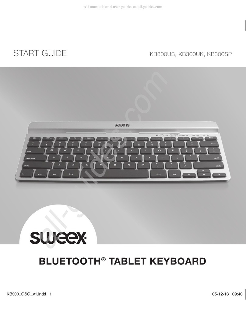 SWEEX KB300US Start guide