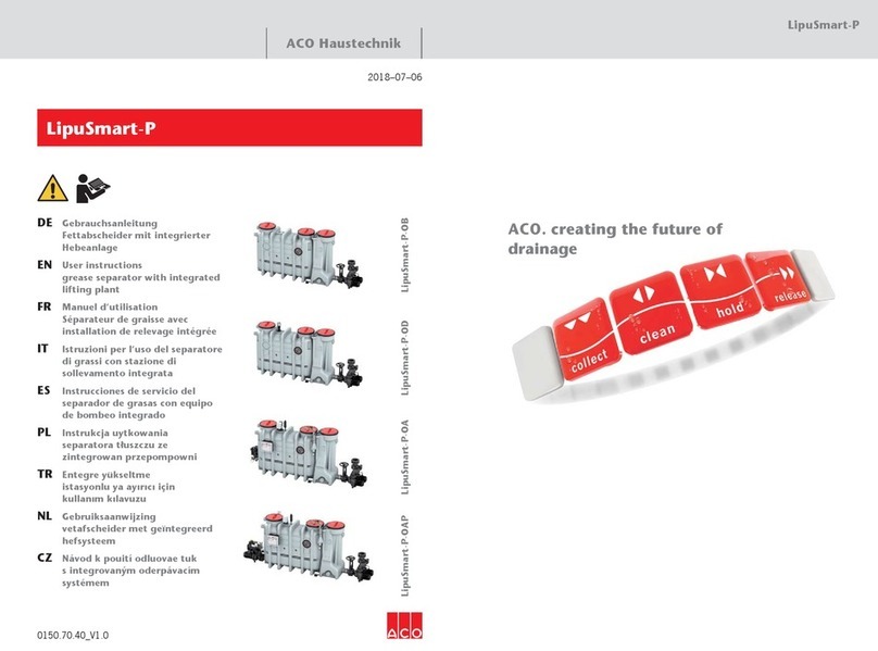 ACO Haustechnik LipuSmart-P User instructions