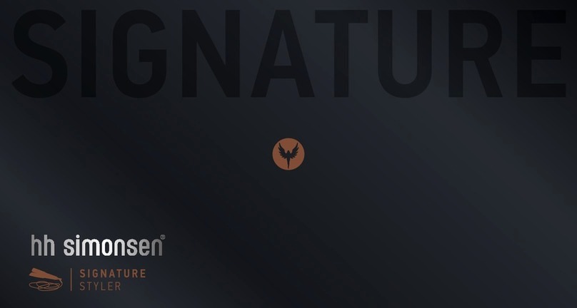 HH Simonsen SIGNATURE quick start guide
