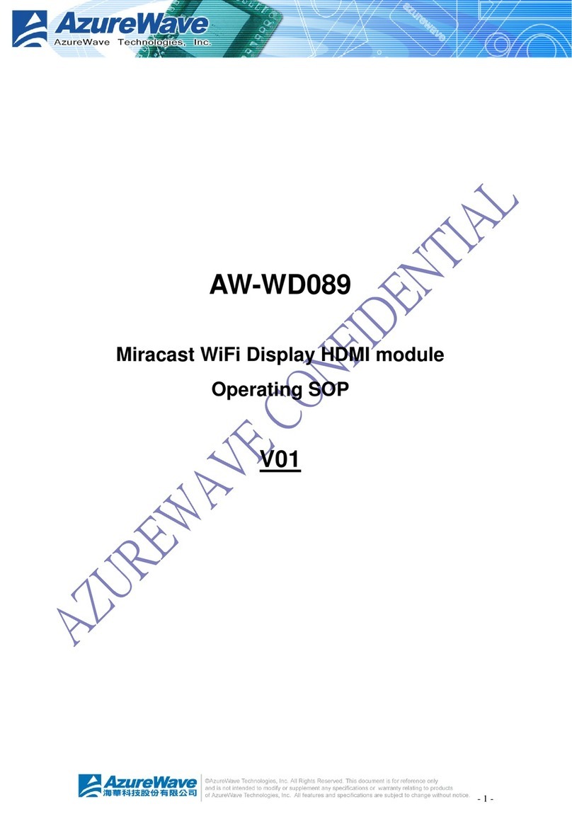 AzureWave AW-WD089 User manual