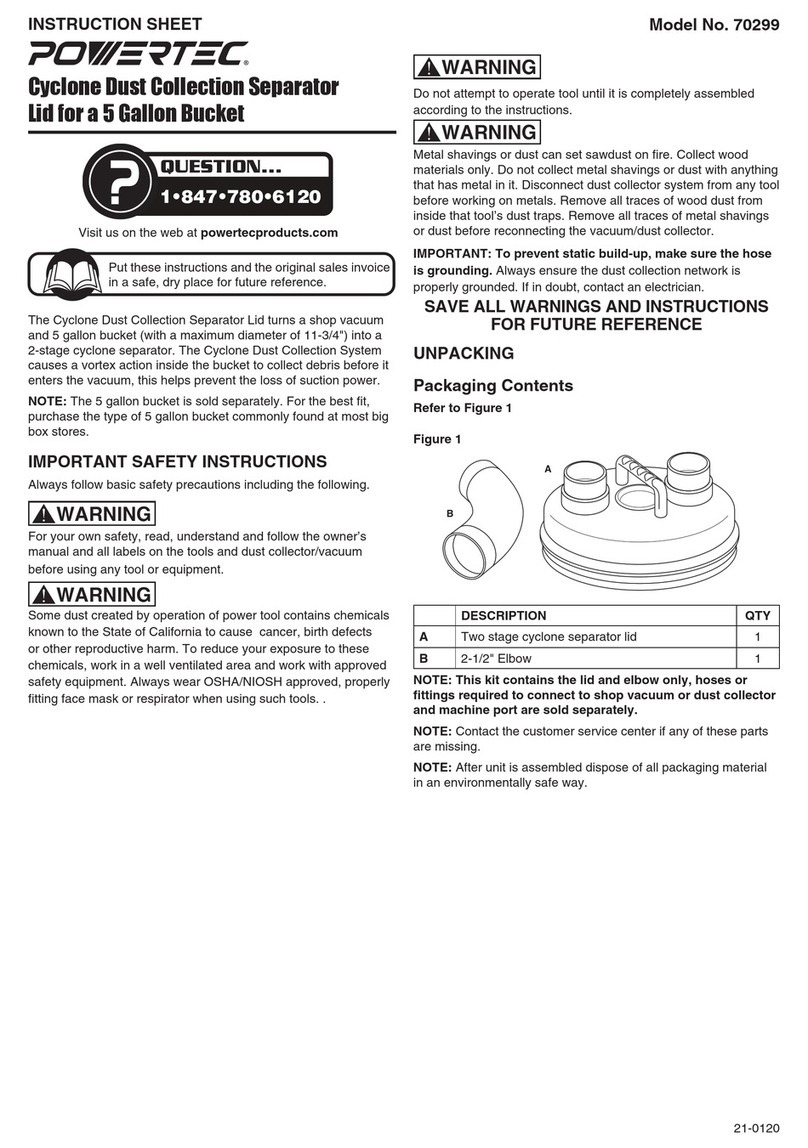 Power Tec 70299 instruction sheet