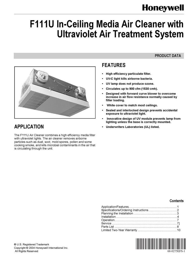 Honeywell F111U User manual