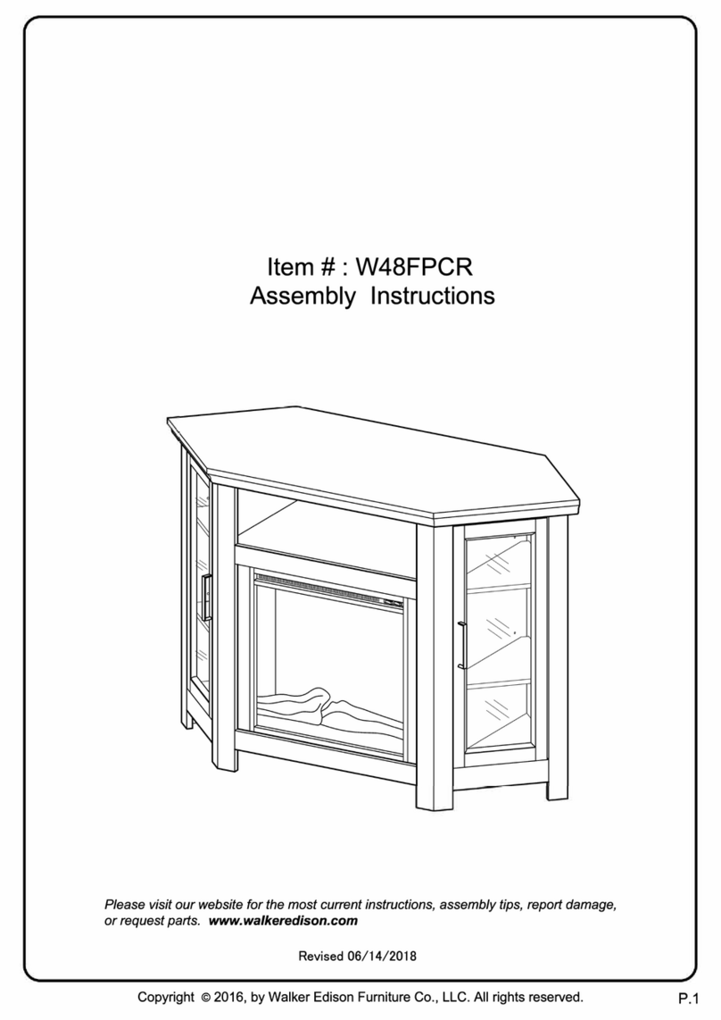 Walker Edison W48FPCR User manual Walker Edison W48FPCR User manual