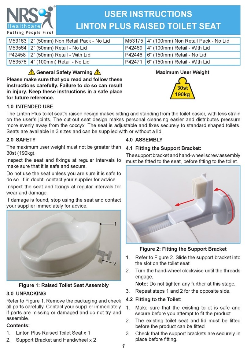 NRS Healthcare LINTON PLUS User instructions