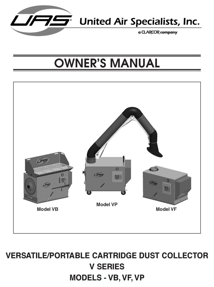 CLARCOR UAS V Series owner's manual CLARCOR UAS V Series owner's manual