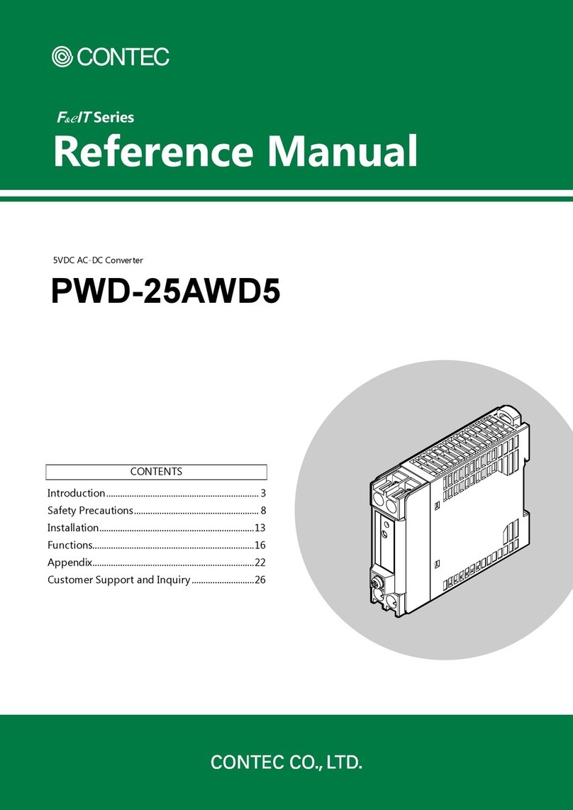 Contec F&eIT Series User manual Contec F&eIT Series User manual