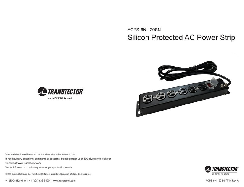 Transtector ACPS-6N-120SN quick start guide