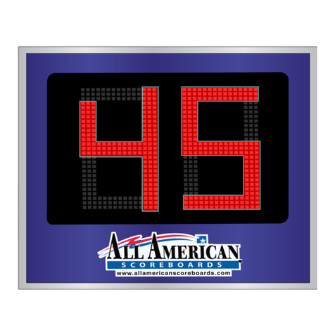Everbrite Electronics All American Scoreboards MP-7499 Operator's manual