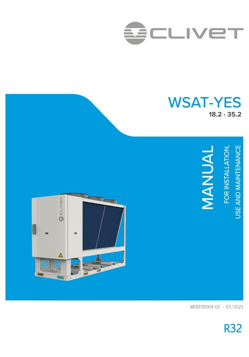 CLIVET WSAT-YES 18.2 User manual