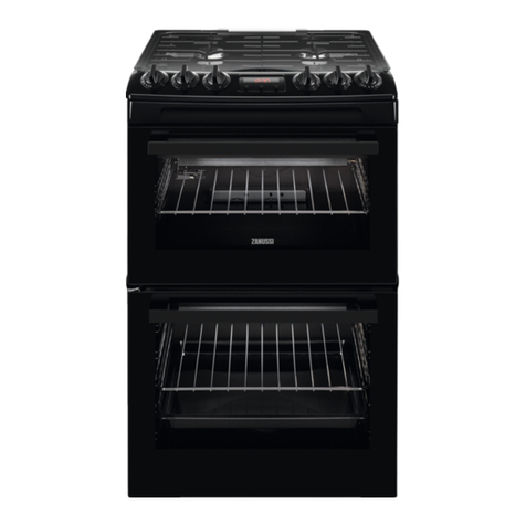 Zanussi ZCG43250BA User manual