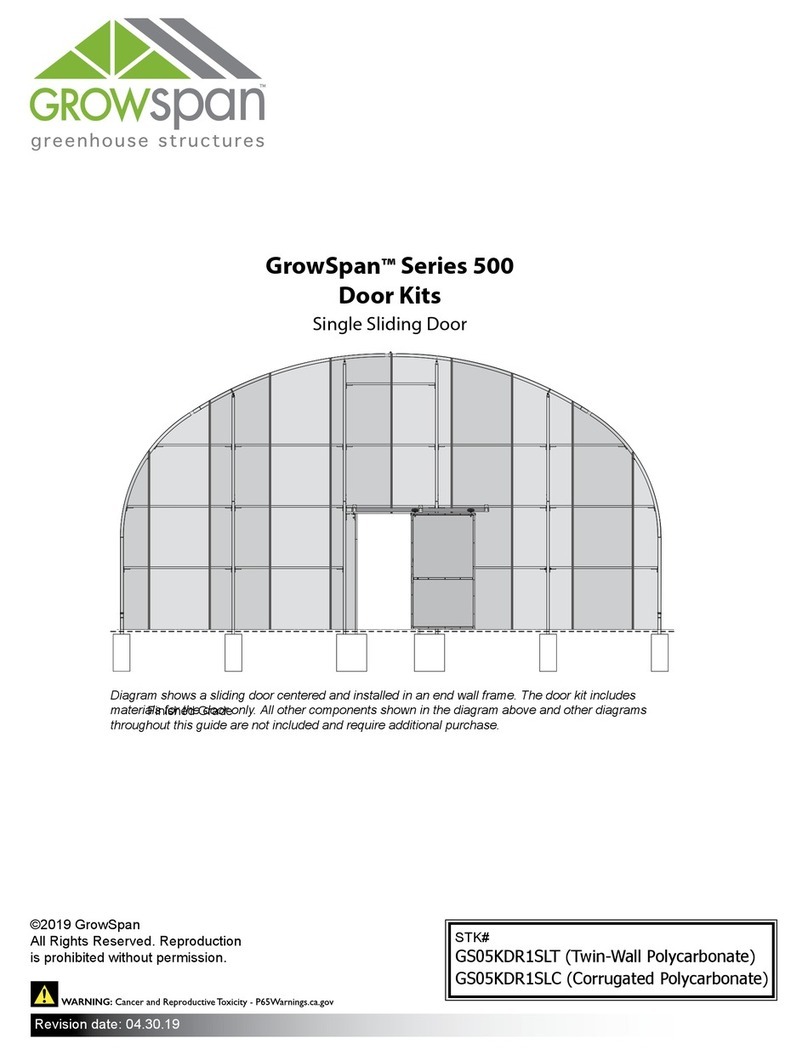 GrowSpan 500 Series User manual