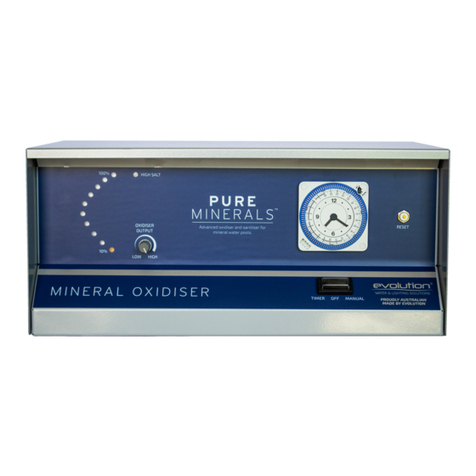 Evolution PURE MINERALS MX15 Installation and operation manual