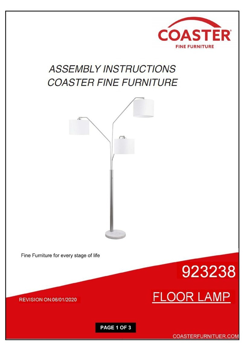 Coaster 923238 Assembly instructions