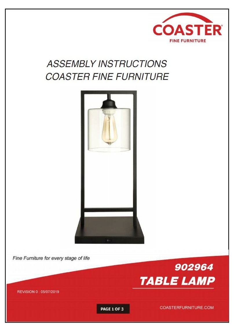 Coaster 902964 Assembly instructions